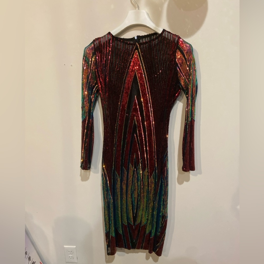 Multicolor Sequin Dress